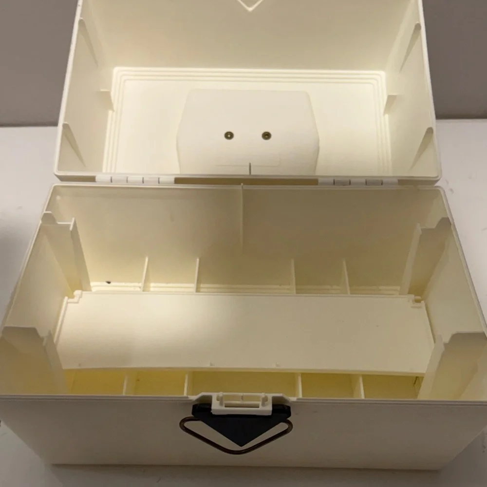 White Nail Care Organizer 1980s